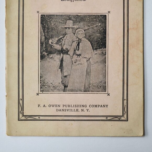 The Courtship of Miles Standish Longfellow Instructor Literature Series Antique - Picture 3 of 5